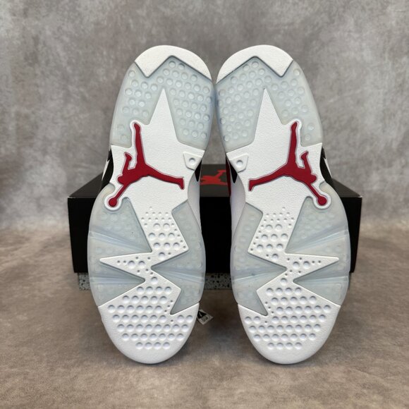 Air Jordan 6 Retro – White/Carmine-Black | Men’s Size 9 | New in Box
